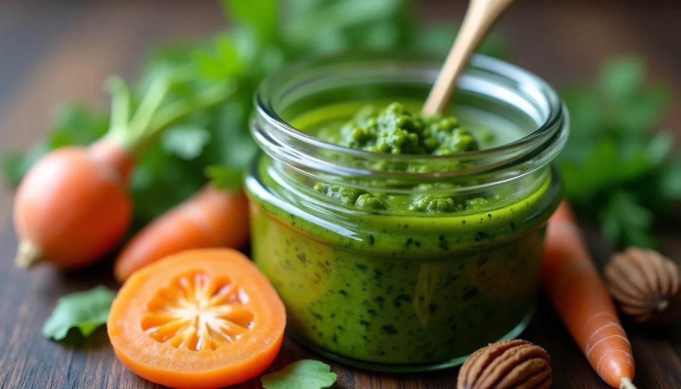 L'arte di riutilizzare: come trasformare le foglie di carota in un pesto gourmet