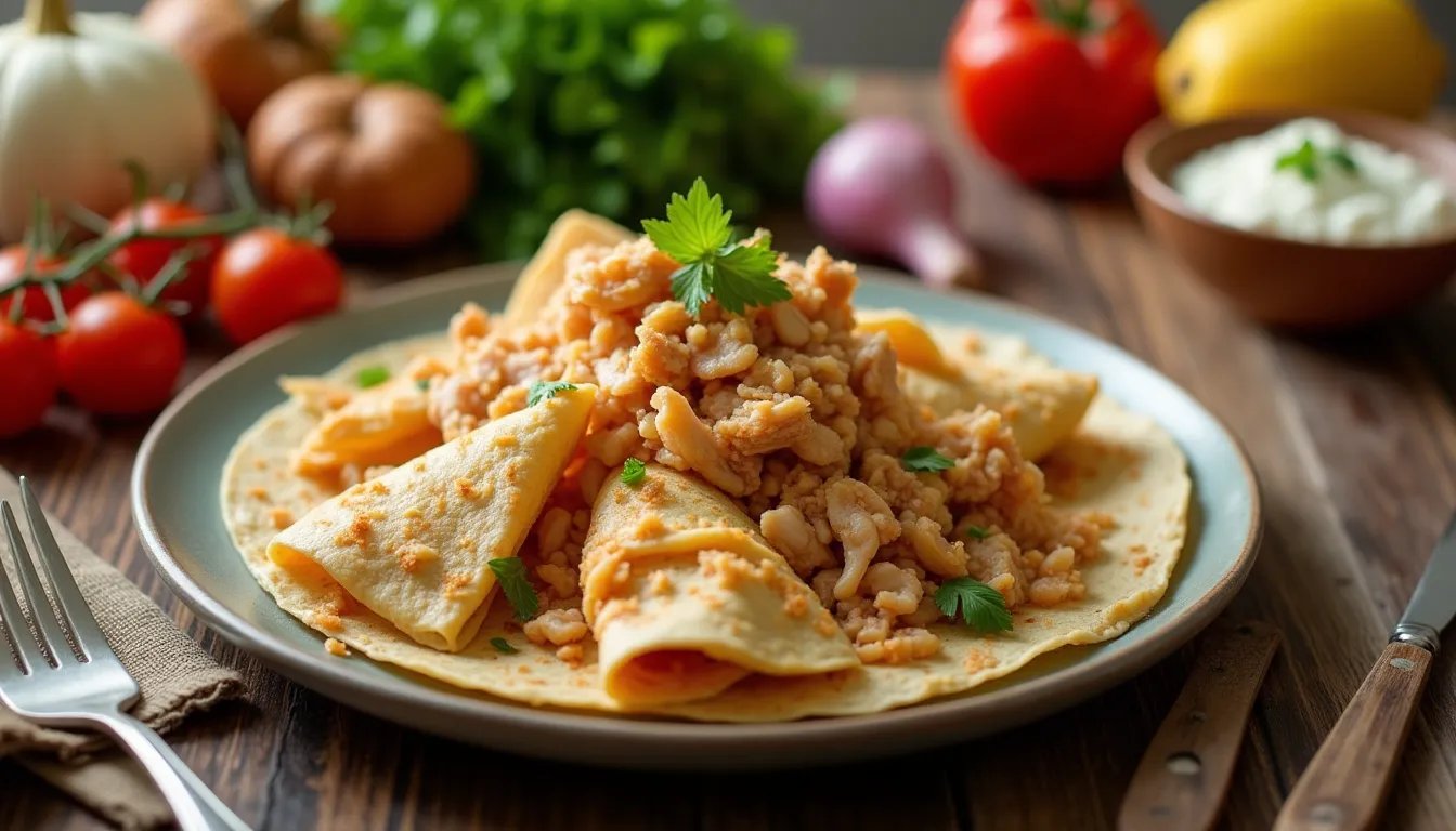Scopri come preparare tortillas di porri e pollo, un piatto invernale veloce e sorprendentemente gustoso