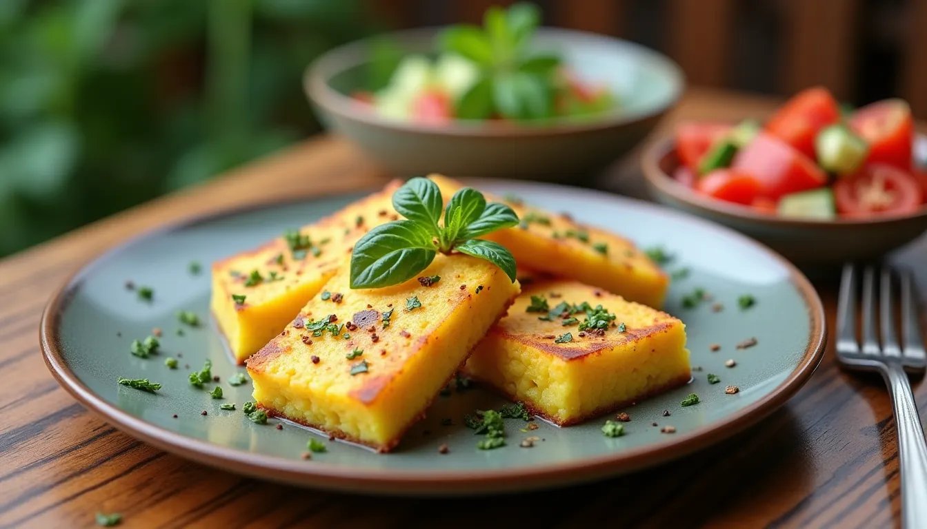 Scopri l'aperitivo sorprendente che sta rivoluzionando le tavole: i quadratini di polenta alle erbe