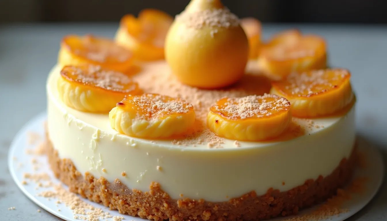 Un dolce sofisticato che svela il suo segreto: la torta alle pere con cuore cremoso