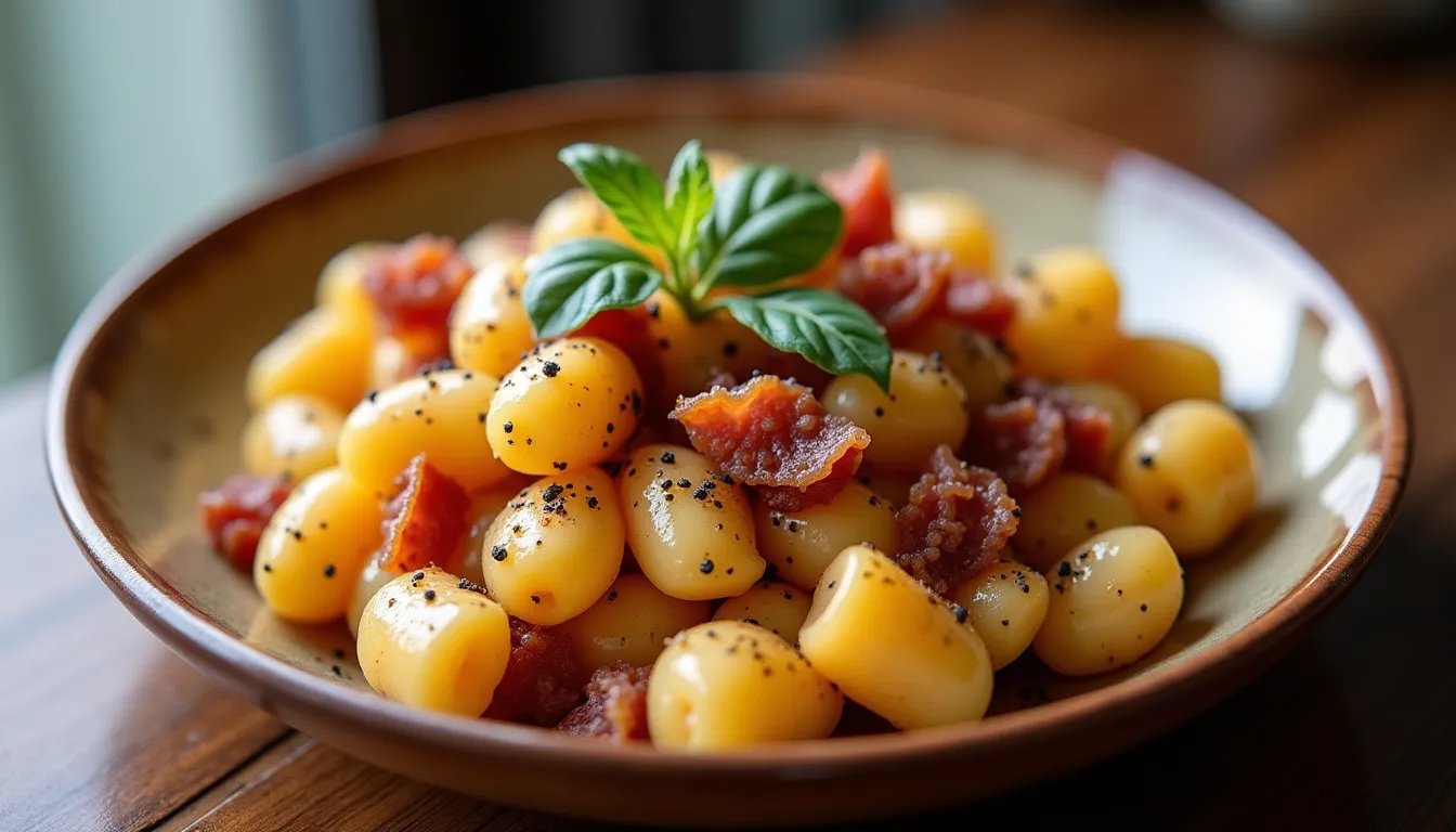 Un piatto invernale che scalda il cuore: scopri la ricetta degli gnocchi saltati con porri e bacon